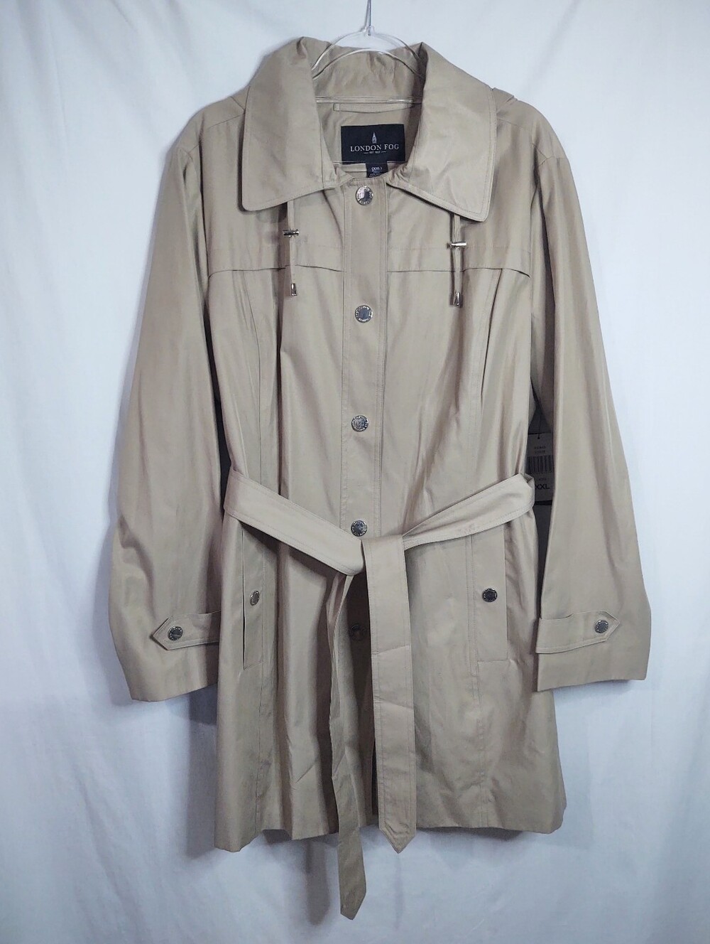NWT London Fog Classic Trench Coat XXL - Picture 2 of 13